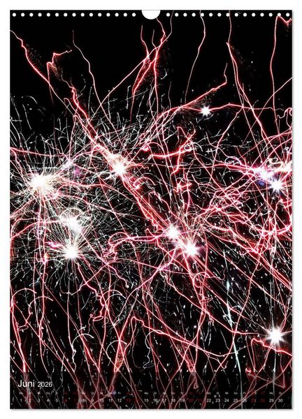 Produktbild: FEUERWERK - Lichtspiele (Wandkalender 2026 DIN A3 hoch), CALVENDO Monatskalender