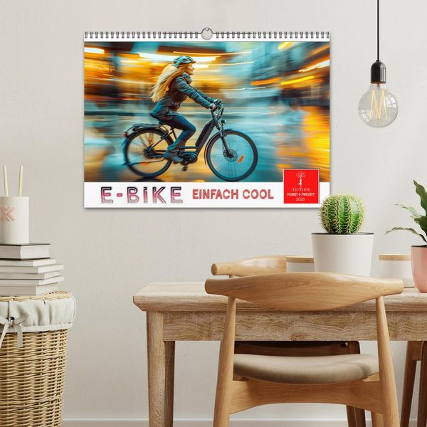 Produktbild: E-Bike einfach cool (Wandkalender 2026 DIN A3 quer), CALVENDO Monatskalender