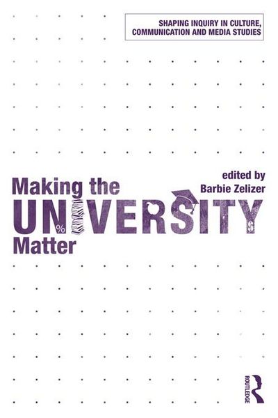 Produktbild: Making the University Matter