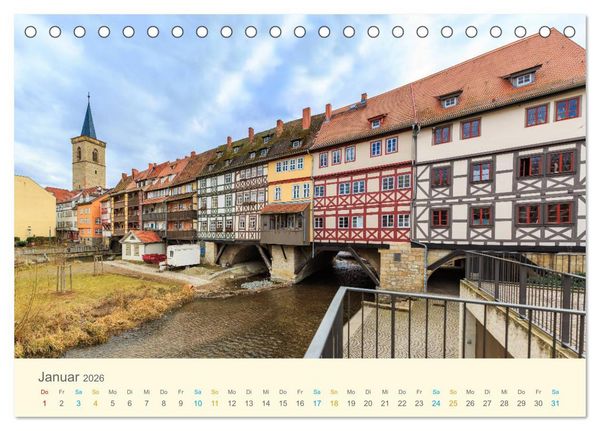 Produktbild: Deutsche Br&uuml;cken (Tischkalender 2026 DIN A5 quer), CALVENDO Monatskalender