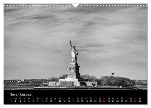 Produktbild: New York 2026 (Wandkalender 2026 DIN A3 quer), CALVENDO Monatskalender