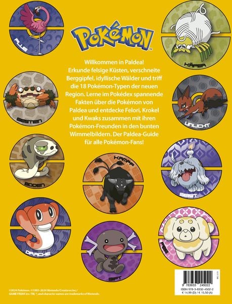 Produktbild: Pok&eacute;mon: Der Paldea-Guide: Entdecke die Pok&eacute;mon der neuen Region