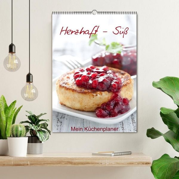 Produktbild: Herzhaft - S&uuml;&szlig; / Mein K&uuml;chenplaner (Wandkalender 2027 DIN A2 hoch), CALVENDO Monatskalender