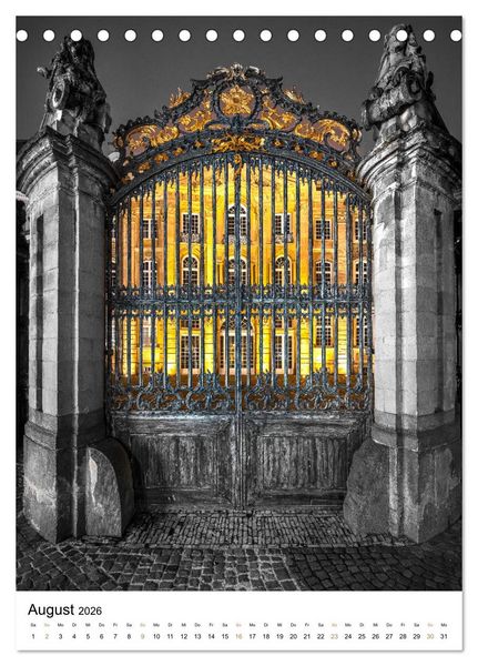 Produktbild: M&uuml;nster - erstrahlt bei Nacht (Tischkalender 2026 DIN A5 hoch), CALVENDO Monatskalender