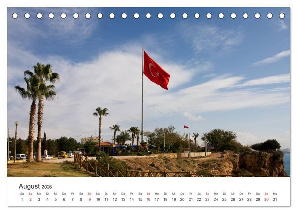 Produktbild: T&uuml;rkei-Impressionen (Tischkalender 2026 DIN A5 quer), CALVENDO Monatskalender