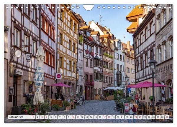 Produktbild: Wunderbares N&uuml;rnberg (Wandkalender 2026 DIN A4 quer), CALVENDO Monatskalender