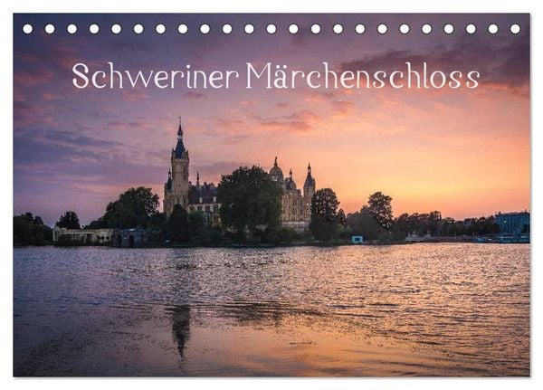 Produktbild: Schweriner M&auml;rchenschloss (Tischkalender 2026 DIN A5 quer), CALVENDO Monatskalender