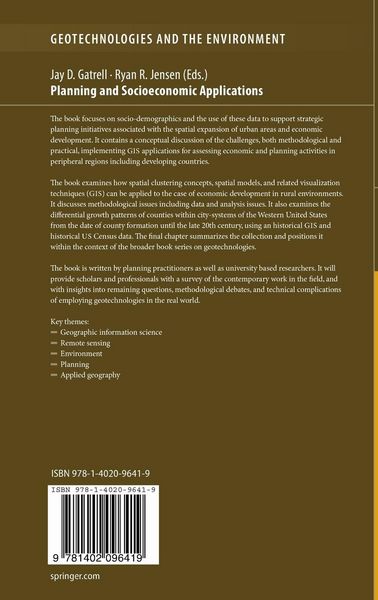 Produktbild: Planning and Socioeconomic Applications