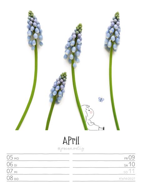 Produktbild: Little Dreams Wochenplaner Kalender 2027
