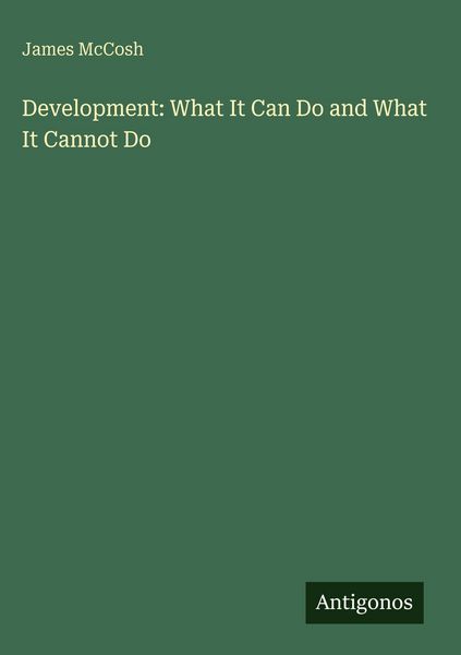 Produktbild: Development: What It Can Do and What It Cannot Do