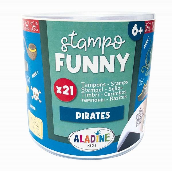 Produktbild: ALADINE - Kinder Stempel Funny Piraten