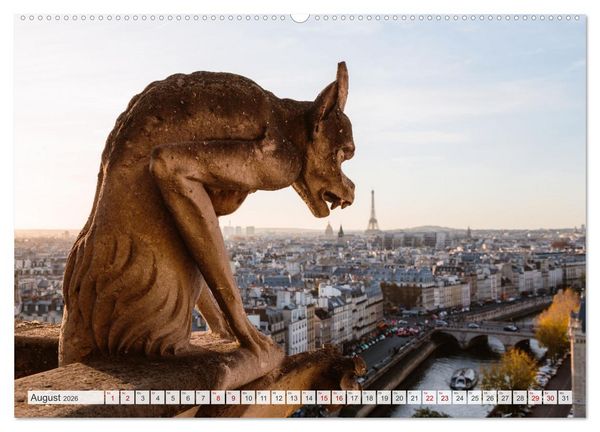 Produktbild: Paris - La Ville Lumi&egrave;re (hochwertiger Premium Wandkalender 2026 DIN A2 quer), Kunstdruck in Hochglanz