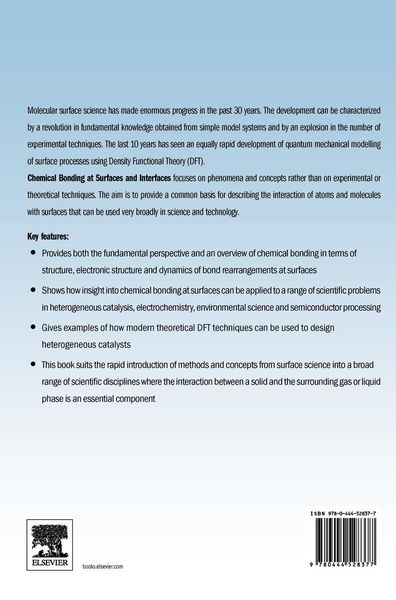 Produktbild: Chemical Bonding at Surfaces and Interfaces