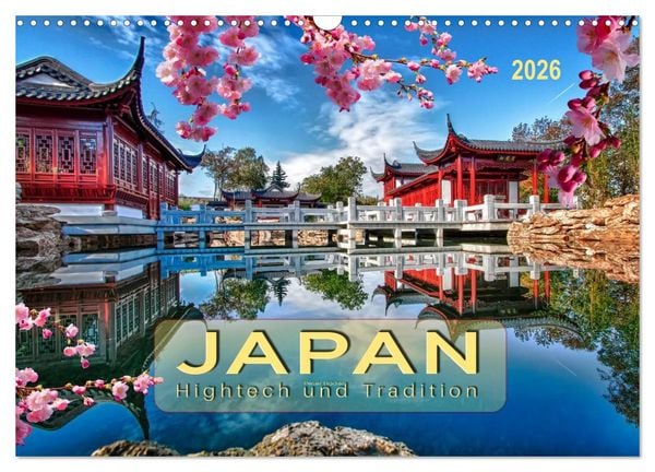 Japan - Hightech und Tradition (Wandkalender 2026 DIN A3 quer), CALVENDO Monatskalender