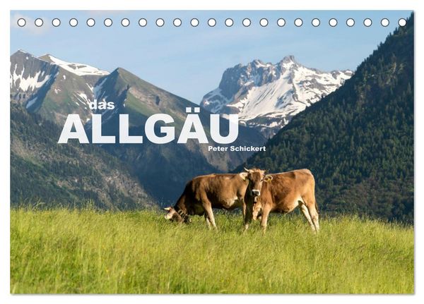 Produktbild: das Allg&auml;u (Tischkalender 2026 DIN A5 quer), CALVENDO Monatskalender