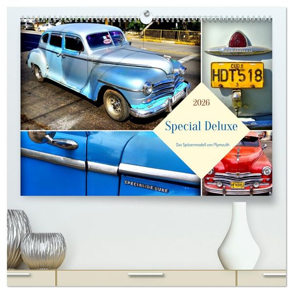 Produktbild: Special Deluxe - Das Spitzenmodell von Plymouth (hochwertiger Premium Wandkalender 2026 DIN A2 quer), Kunstdruck in Hochglanz