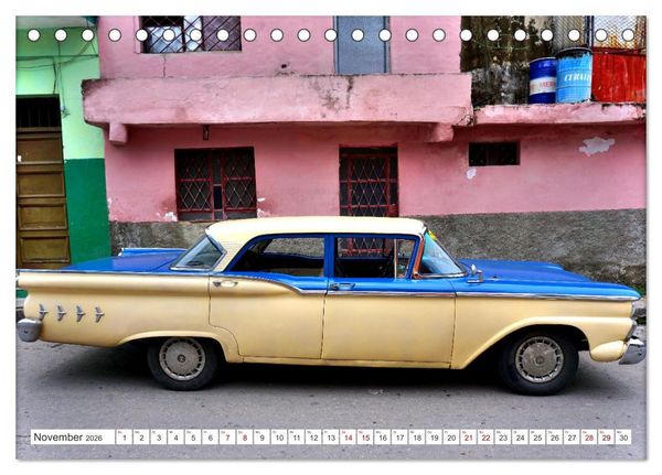Produktbild: FORD 1959 - Die Auto-Legende (Tischkalender 2026 DIN A5 quer), CALVENDO Monatskalender