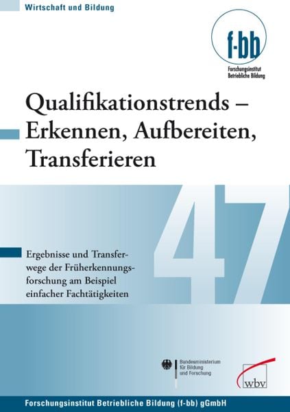 Produktbild: Qualifikationstrends - Erkennen, Aufbereiten, Transferieren