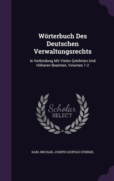 Produktbild: W&ouml;rterbuch Des Deutschen Verwaltungsrechts