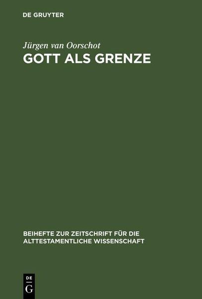 Produktbild: Gott als Grenze