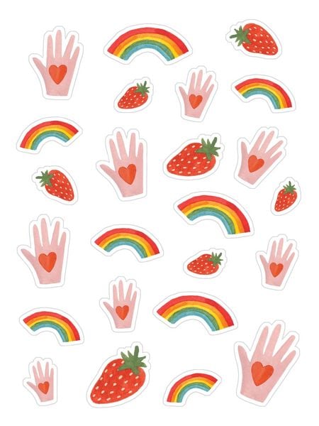 Produktbild: All Good Things Are Wild and Free Sticker Book