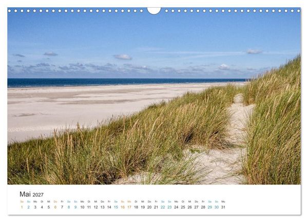 Produktbild: Amrum: Natur und Freiheit (Wandkalender 2027 DIN A3 quer), CALVENDO Monatskalender