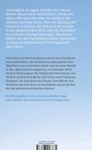 Produktbild: &Uuml;ber allem ein weiter Himmel