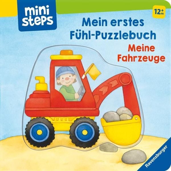 Ministeps: Mein erstes Fühl-Puzzlebuch: Fahrzeuge 12+m (X)