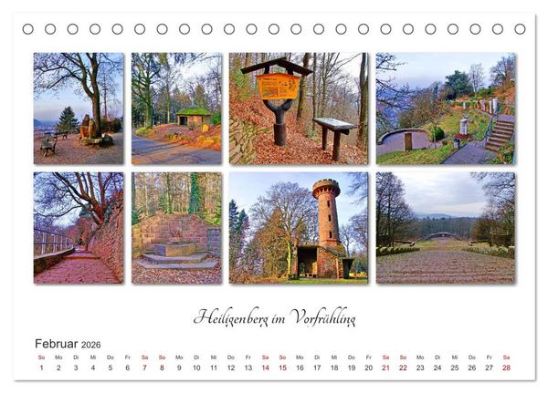 Produktbild: Heidelberg Fotocollagen (Tischkalender 2026 DIN A5 quer), CALVENDO Monatskalender
