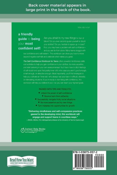 Produktbild: The Self-Confidence Workbook for Teens