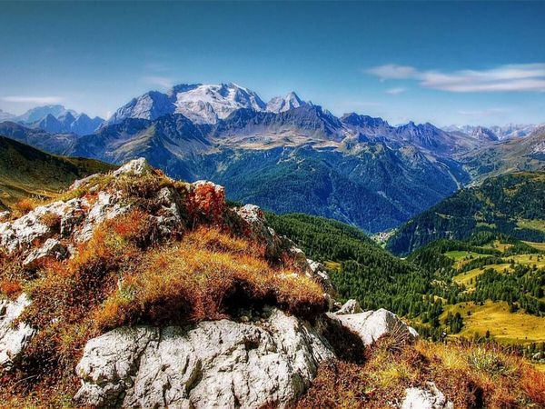 Produktbild: CALVENDO Puzzle Marmolada vom Settsass - Alta Badia | 1000 Teile Lege-Gr&ouml;&szlig;e 64x48cm Foto-Puzzle f&uuml;r gl&uuml;ckliche Stunden
