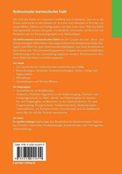 Produktbild: Nichtrostender martensitischer Stahl