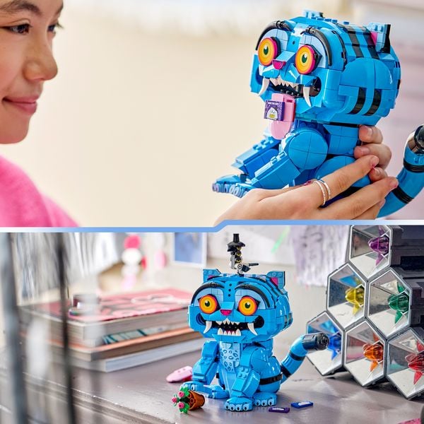 Produktbild: LEGO KPop Demon Hunters Der Tiger Derpy und die Elster Sussie 72537