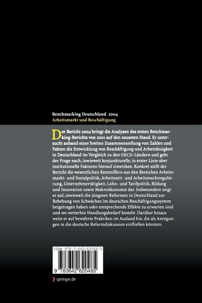 Produktbild: Benchmarking Deutschland 2004