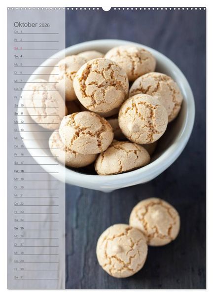 Produktbild: Geb&auml;ck und Kuchen K&uuml;chenplaner (Wandkalender 2026 DIN A2 hoch), CALVENDO Monatskalender