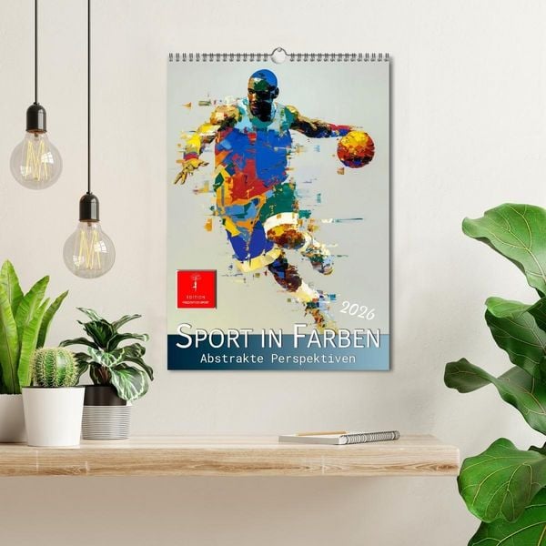 Produktbild: Sport in Farben (Wandkalender 2026 DIN A3 hoch), CALVENDO Monatskalender