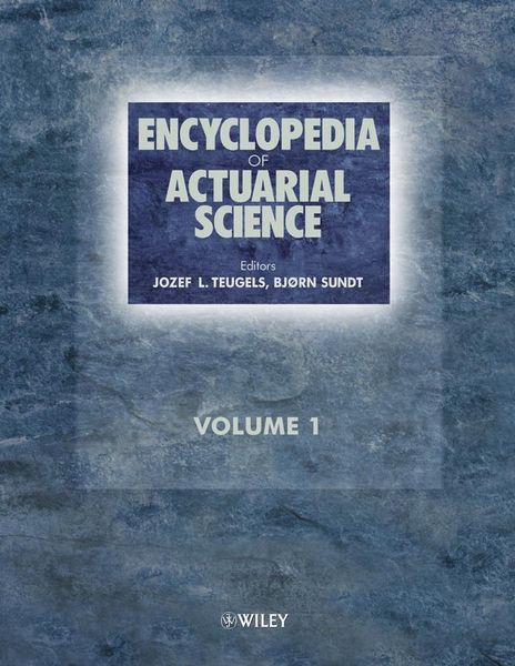 Produktbild: Encyclopedia of Actuarial Science, 3 Volume Set