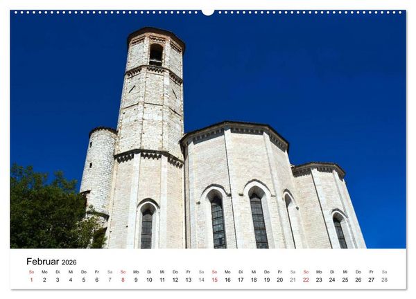 Produktbild: Gubbio - die mittelalterliche Stadt in Umbrien (hochwertiger Premium Wandkalender 2026 DIN A2 quer), Kunstdruck in Hochglanz