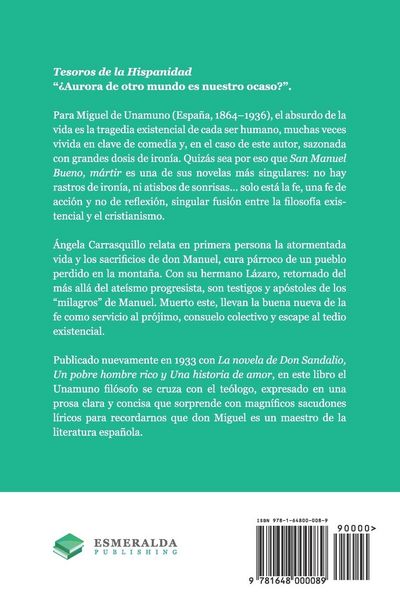 Produktbild: San Manuel Bueno, m&aacute;rtir