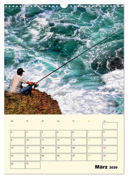Produktbild: Angeln - extrem faszinierend (Wandkalender 2026 DIN A3 hoch), CALVENDO Monatskalender