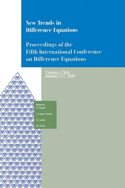 Produktbild: New Trends in Difference Equations