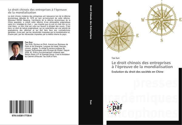 Produktbild: Le droit chinois des entreprises &agrave; l'&eacute;preuve de la mondialisation
