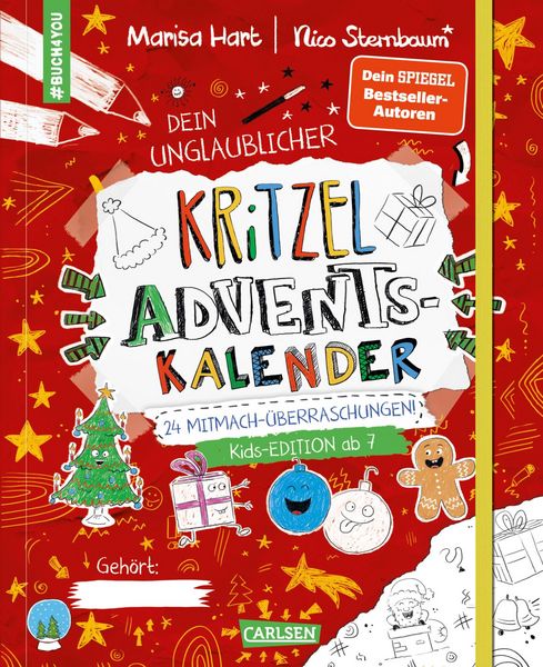 Produktbild: #buch4you: Kritzel-Mitmach-Adventskalender