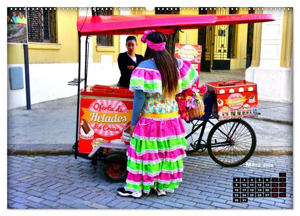 Produktbild: Fahrrad-H&auml;ndler - Handel und Wandel in Havanna (Wandkalender 2026 DIN A2 quer), CALVENDO Monatskalender