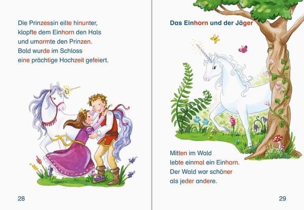 Produktbild: Leserabe mit Mildenberger Silbenmethode - Einhorngeschichten