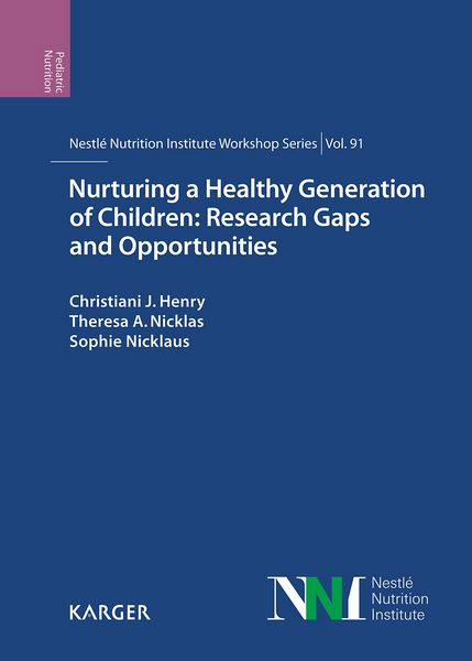 Produktbild: Nurturing a Healthy Generation of Children: Research Gaps and Opportunities