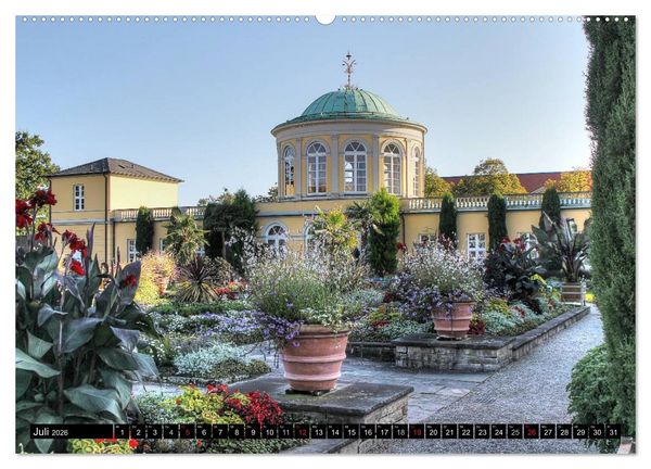 Produktbild: Die G&auml;rten in Herrenhausen (Wandkalender 2026 DIN A2 quer), CALVENDO Monatskalender
