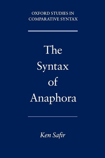 Produktbild: The Syntax of Anaphora