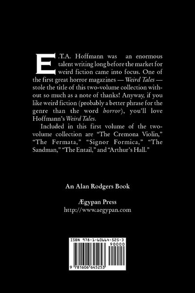 Produktbild: Weird Tales. Vol. I by E.T A. Hoffman, Fiction, Fantasy