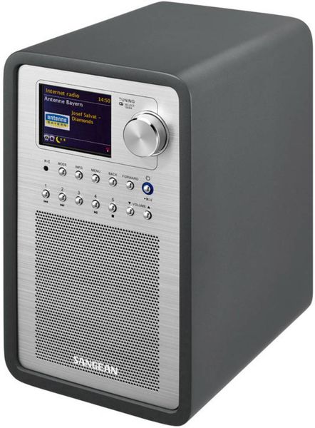 Produktbild: Sangean WFR-70 (SmartLink 1) Internet Tischradio DAB+, UKW, Internet AUX, USB, Internetradio Spotify, DLNA-f&auml;hig Grau